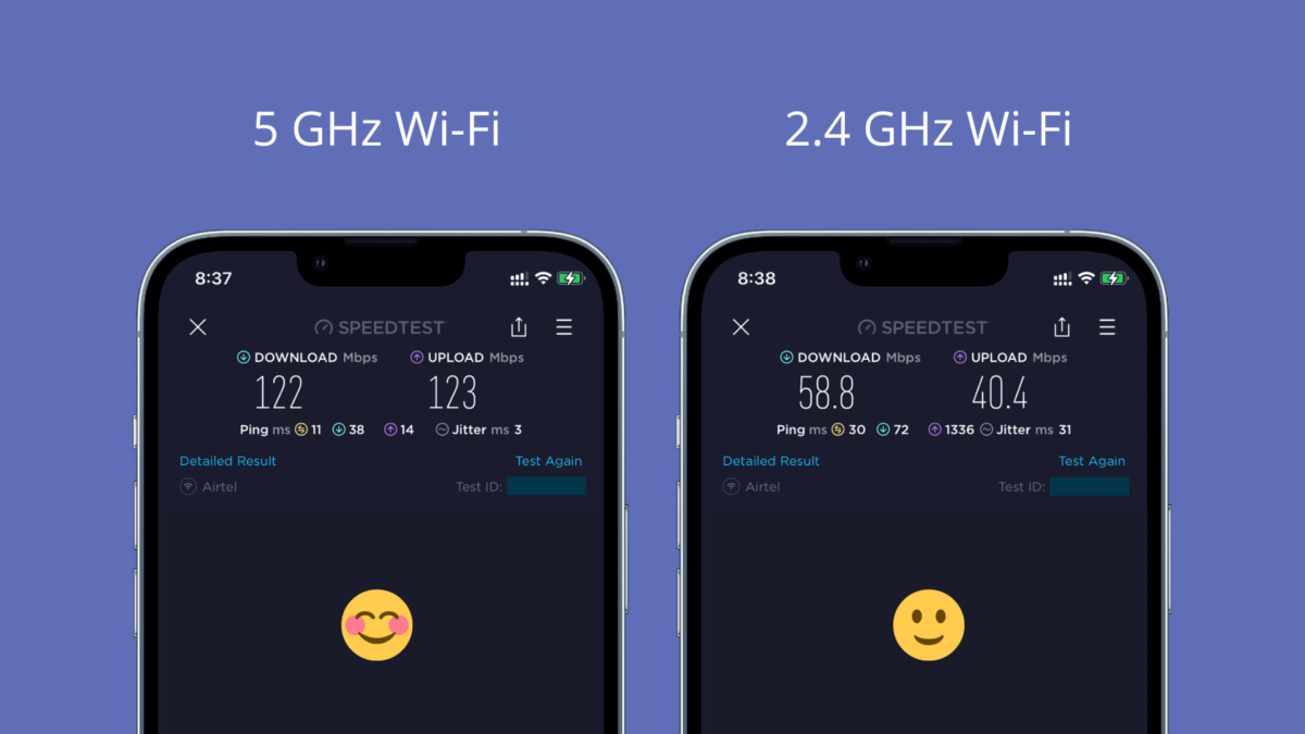 How to check your wifi ghz on iphone